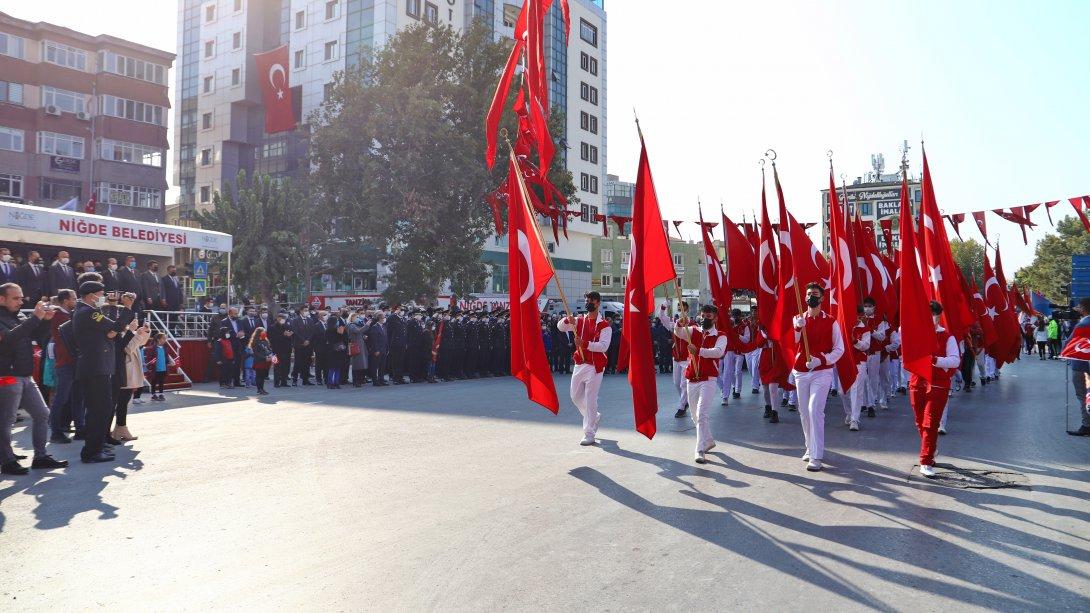 29 Ekim Cumhuriyet Bayramı Niğde'de Coşkuyla Kutlandı