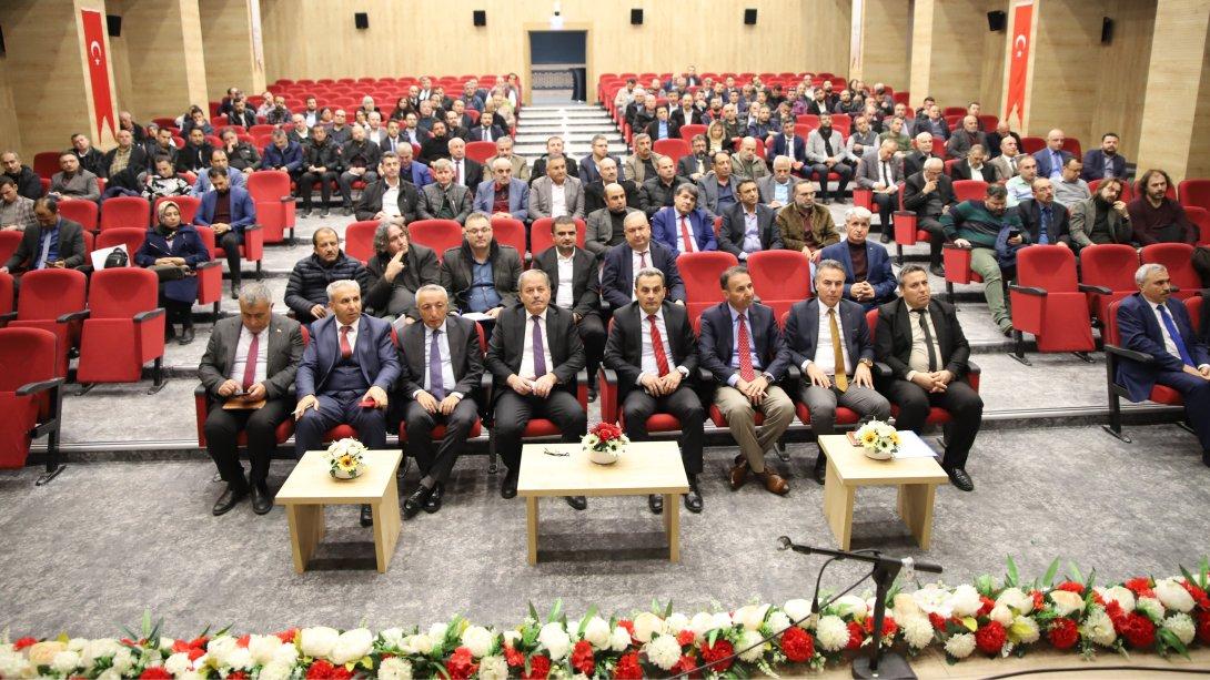 İl Milli Eğitim Müdürümüz Sayın Halil İbrahim YAŞAR Başkanlığında Genel Değerlendirme Toplantısı Düzenlendi.