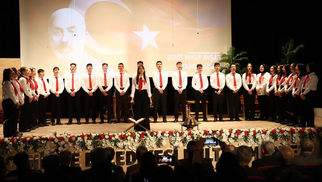 Niğde'de 12 Mart İstiklal Marşımızın Kabulü ve Mehmet Akif ERSOY'U Anma Programı Düzenlendi.