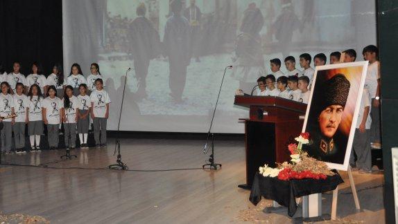 10 Kasım Gazi Mustafa Kemal Atatürk´ü Anma Töreni Düzenlendi.