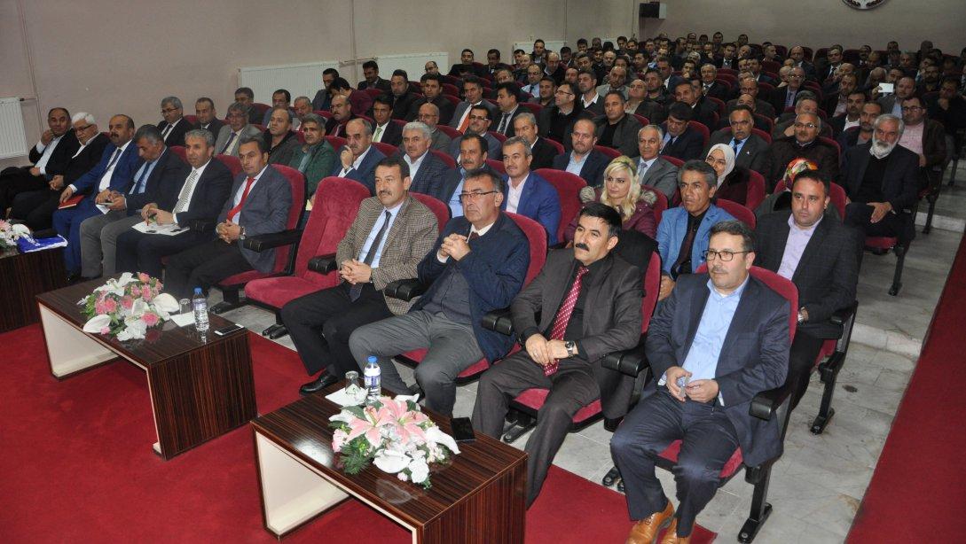 Genel Değerlendirme ve İstişare Toplantısı İl Milli Eğitim Müdürü Halil İbrahim YAŞAR Başkanlığında Düzenlendi.