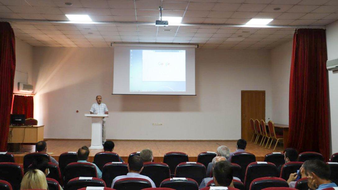 Din Öğretimi İstişare ve Değerlendirme Toplantısı İnci Yavuz Kadıoğlu Anaokulu Toplantı Salonunda Gerçekleştirildi.