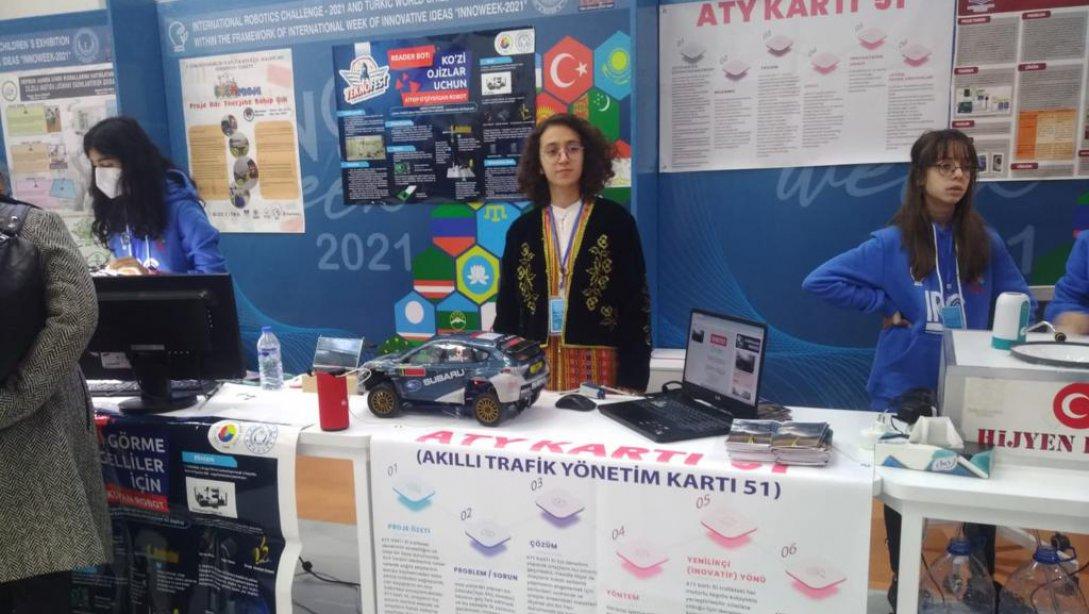 Niğde Yunus Emre Anadolu Lisesi Türk Dünyası Bilim Şenliğinde Ülkemizi Temsil Ediyor...
