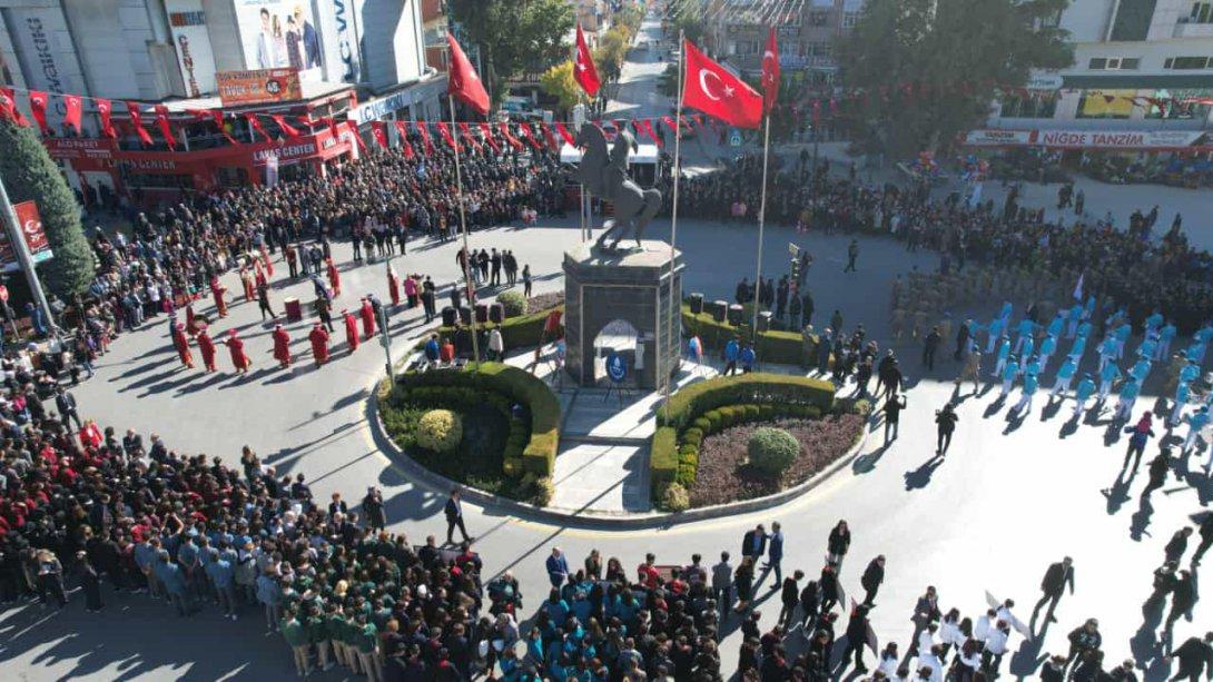  29 Ekim Cumhuriyet Bayramı Niğde'de Coşkuyla Kutlandı.