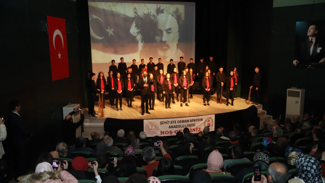 12 Mart İstiklal Marşı'nın Kabulü ve Mehmet Akif ERSOY'u Anma Günü Programı Düzenlendi.